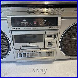 Vintage Rare Sanyo M-X720K Boom Box Radio Works Parts Only