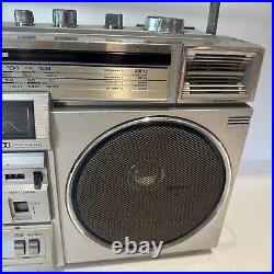 Vintage Rare Sanyo M-X720K Boom Box Radio Works Parts Only