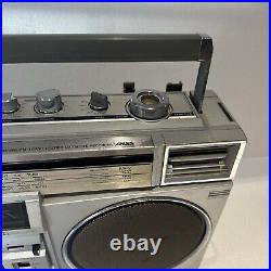 Vintage Rare Sanyo M-X720K Boom Box Radio Works Parts Only