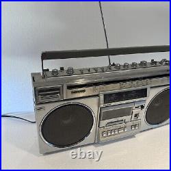 Vintage Rare Sanyo M-X720K Boom Box Radio Works Parts Only