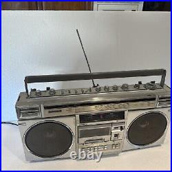 Vintage Rare Sanyo M-X720K Boom Box Radio Works Parts Only