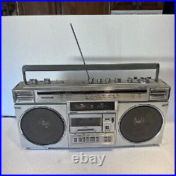 Vintage Rare Sanyo M-X720K Boom Box Radio Works Parts Only