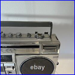 Vintage Rare Sanyo M-X720K Boom Box Radio Works Parts Only