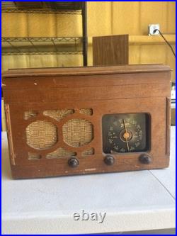 Vintage Rare Zenith 5R60Ux Tube Radio Record Player Untested Parts