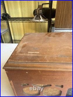 Vintage Rare Zenith 5R60Ux Tube Radio Record Player Untested Parts