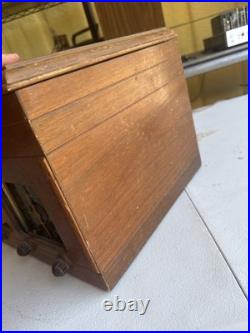 Vintage Rare Zenith 5R60Ux Tube Radio Record Player Untested Parts