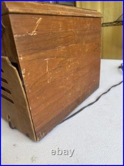Vintage Rare Zenith 5R60Ux Tube Radio Record Player Untested Parts