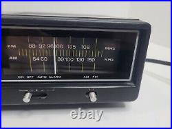 Vintage Realistic Chronomatic 116 Rare Flip Alarm Clock For Parts/Repair