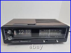 Vintage Realistic Chronomatic 116 Rare Flip Alarm Clock For Parts/Repair