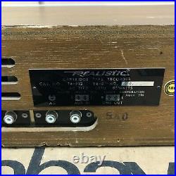 Vintage Realistic Radio Shack 8-Track Cartridge Recorder TR-8 Parts/Repair 2. B4