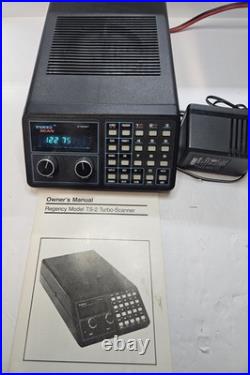 Vintage Regency Turbo Scan 800 TS 2 Police Fire Scanner Radio for Parts Only