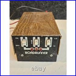 Vintage Roadrunner Amp CB Radio Linear Amplifier Woodgrain For Parts