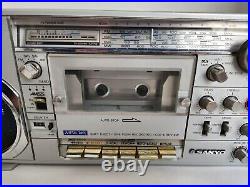 Vintage SANYO M7900k Mini & Slim Boombox Portable Stereo Radio PARTS ONLY