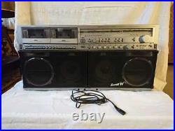 Vintage SHARP GF-909 Stereo Boombox Parts Or Repairs