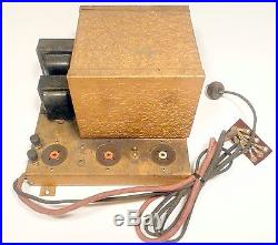 Vintage SOBER BUILT 9 TUBE RADIO part Untested CHASSIS & POWER SUPPLY