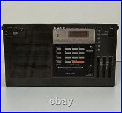 Vintage SONY ICF-2001 FM/AM PLL Synthesized Receiver Untested Parts Or Repair