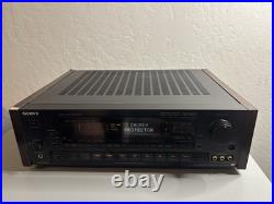 Vintage SONY STR-GX99ES RECEIVER With Wood Panels No Remote For Parts READ