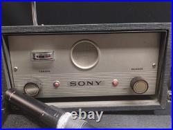Vintage SONY Wireless Microphone Receiver Model CRR-4B (as/is for parts-repair)