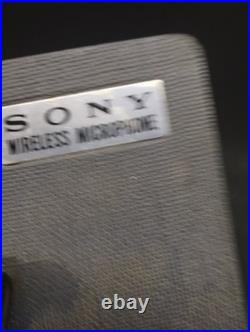Vintage SONY Wireless Microphone Receiver Model CRR-4B (as/is for parts-repair)