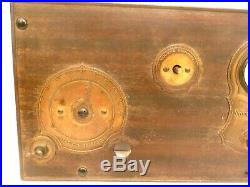 Vintage STROMBERG CARLSON 601 FRONT PANEL with BRASS TRIM & WORKING PARTS