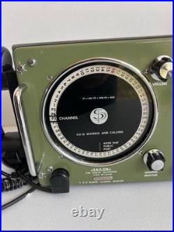 Vintage Sailor RT144AC VHF Marine Radio Transceiver Untested / Parts / Display