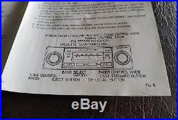 Vintage Sanyo FT 479 InDash Cassette Car Stereo AM/FM Radio New Open Box NOS