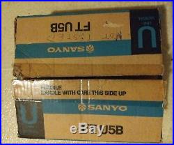 Vintage Sanyo FT U5B In Dash Cassette Car Stereo AM/FM Radio New Open Box NOS