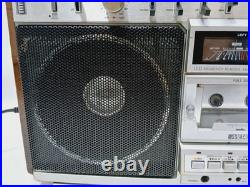 Vintage Sanyo M-X820 Boombox Stereo Radio Cassette Recorder For Parts only