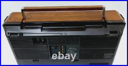 Vintage Sanyo M-X820 Boombox Stereo Radio Cassette Recorder For Parts only