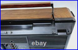 Vintage Sanyo M-X820 Boombox Stereo Radio Cassette Recorder For Parts only