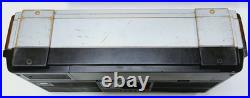 Vintage Sanyo M-X820 Boombox Stereo Radio Cassette Recorder For Parts only