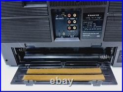Vintage Sanyo M-X820 Boombox Stereo Radio Cassette Recorder For Parts only