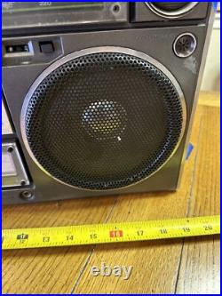 Vintage Sanyo M9994 Boombox AM/FM Cassette Portable Radio For Parts