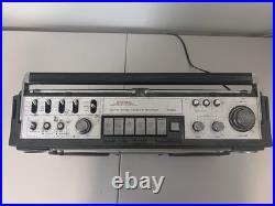 Vintage Sanyo M9994 Boombox AM/FM Cassette Portable Radio For Parts