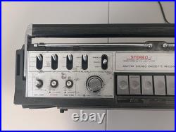 Vintage Sanyo M9994 Boombox AM/FM Cassette Portable Radio For Parts