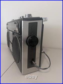Vintage Sanyo M9994 Boombox AM/FM Cassette Portable Radio For Parts