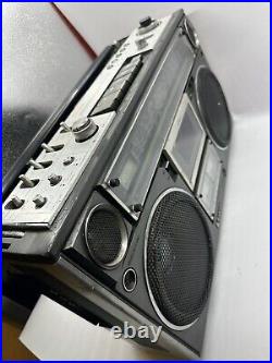 Vintage Sanyo M9994 Boombox AM/FM Cassette Portable Radio For Parts
