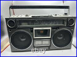 Vintage Sanyo M9994 Boombox AM/FM Cassette Portable Radio For Parts