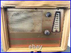 Vintage Scarce Gerod Tube Radio For Parts Or Restore Mid Century 1940s