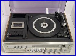 Vintage Sears Silvertone AM/FM Stereo Turntable Cassette 8-Track System Parts