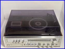 Vintage Sears Silvertone AM/FM Stereo Turntable Cassette 8-Track System Parts