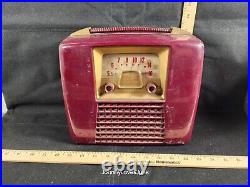 Vintage Sears Silvertone No 220 Electric Radio Bakelite USA PARTS/REPAIR ONLY