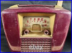 Vintage Sears Silvertone No 220 Electric Radio Bakelite USA PARTS/REPAIR ONLY