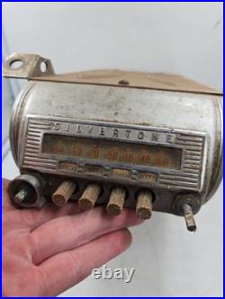 Vintage Sears Silvertone Radio, 101 665 For Parts And Repair