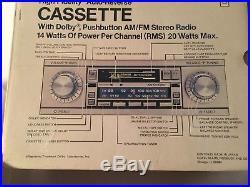 Vintage Sears dashmate(by Sanyo)50015 Car Stereo Radio Auto Reverse Cassette