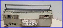 Vintage Sharp 3000 3T-40 TV Microcassette BoomBox S Powers on Radio ok PARTS/RE