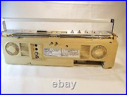 Vintage Sharp GF-7c Boombox Deck Recorder Cassette Radio FOR PARTS