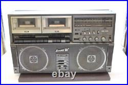 Vintage Sharp GF-888 THE SEARCHER-W Tape Recoder Boom Box For Parts Sold AS-IS