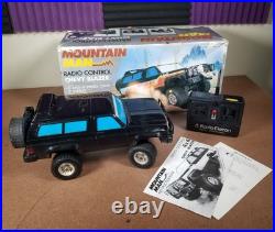 Vintage Shinsei Radio Control Mountain Man 4x4 Chevy Blazer RC Car FOR PARTS