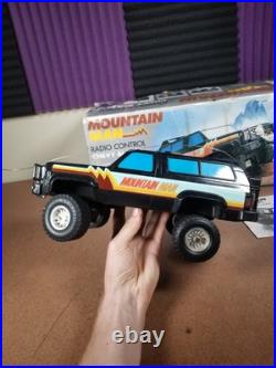 Vintage Shinsei Radio Control Mountain Man 4x4 Chevy Blazer RC Car FOR PARTS